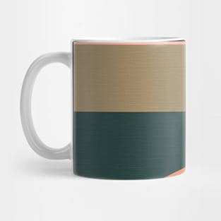 Neon - Coral Geometric Abstract Design Mug